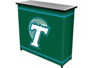 Trademark Poker CLC8000 TUL Tulane UniversityT 2 Shelf Portable Bar with Case