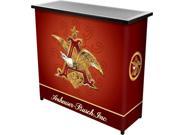 Trademark Poker AB8000 AE Anheuser Busch A Eagle 2 Shelf Portable Bar with Case