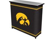 Trademark Poker IA8000 University of IowaT 2 Shelf Portable Bar with Case
