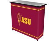 Trademark Poker LRG8000 ASU Arizona State UniversityT 2 Shelf Portable Bar with Case