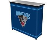 Trademark Poker LRG8000 ME University of MaineT 2 Shelf Portable Bar with Case