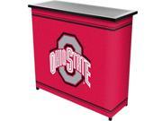 Trademark Poker LRG8000 OSU The Ohio State UniversityT 2 Shelf Portable Bar with Case