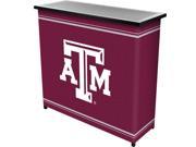 Trademark Poker LRG8000 TAMU Texas A M UniversityT 2 Shelf Portable Bar with Case