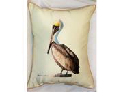 Betsy Drake HJ035 Pelican Art Only Pillow 15 x22