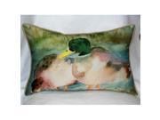 Betsy Drake HJ242 Mallards Art Only Pillow 15 x22