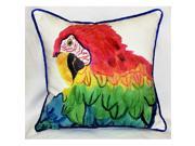Betsy Drake HJ291 Parrot Head Art Only Pillow 18 x18