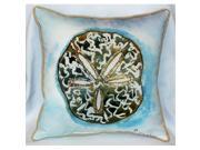 Betsy Drake HJ605 Betsy s Sand Dollar Art Only Pillow 18 x 18