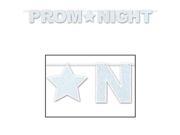 Beistle 57742 Glittered Prom Night Streamer Pack of 12