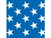 Beistle 52085 Patriotic Stars Backdrop Pack of 6