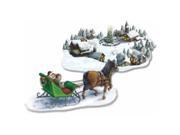 Beistle 20202 Holiday Village And Sleigh Ride Props Pack of 12