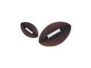 Beistle 55805 BR Tissue Football with Laces Pack of 6