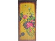 Bamboo54 5263 Earthtone Florals Curtain