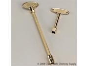 Chimney 47128 Hargrove 8 in. Brass Key With .25 in. .31 in. Socket End