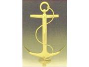 Mayer Mill Brass AAI 1 Large Anchor Andiron 15 Inch Pair