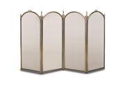Napa Forge 19241 4 Panel Belvedere Screen Antique Brass