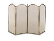 Napa Forge 19238 4 Panel Mendocino Screen Antique Brass