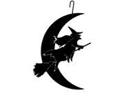 Village Wrought Iron HOS 219 Witch Moon Silhouette Decoration