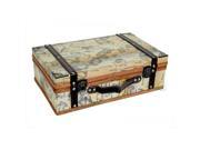 Quickway Imports QI003030 Old World Map Suitcase