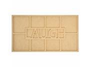 Kaisercraft SB2305 Beyond The Page MDF Laugh Word Frame with 8 Openings 19.75 in. x 7.75 in. x .5 in.