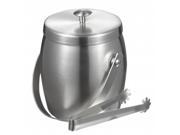 Visol VAC313 Visol Symon Stainless Steel Double Wall Ice Bucket with Tongs