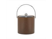 Kraftware 46168 San Remo Pinecone Design 3 Qt Ice Bucket with Metal Cover