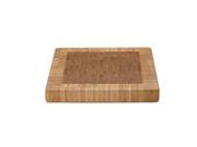 MIU France 90065 End Grain Bamboo Cutting Board 11 Inch Square X 1.5 Inch