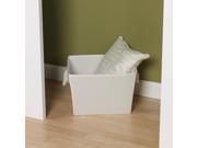 Household Essentials 311001 Natural Blended Canvas Medium Tapered Bin