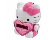 Hello Kitty KT2064 AM FM Projection Clock Radio with Battery Back up