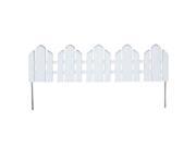 Emsco 2090DS Dackers Adirondack Style Resin Fencing Small White