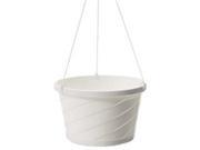 Akro mils Euro Hanging Basket White 10 Inch Pack Of 12 DP314