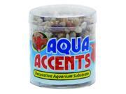 Zoo Med Laboratories Aqua Accents Pebbles 0.5 Pound Light River BA 2