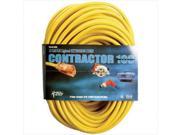 Coleman Cable 172 02589 0002 100 12 3 Yellow Extension Cord W Lighted End