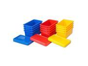 Stack Store Tub w Lid 12pc Asst