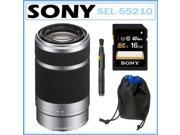 Sony DSLR SEL55210 55 210MM F4.5 6.3 E Mount Lens Kit K1