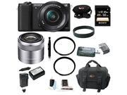 Sony a5100 Sony a5100 24MP Interchangeable Lens Camera with 16 50mm Power Zoom Lens Black and Sony DSLR SEL30M35 30mm F3.5 Nex Lens