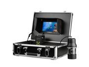1000H CCD 1 3 inch SONY 14pcs LED portable fish finder rotable CCTV system Aluminum case 50M Underwater fishing camera
