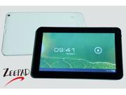 Zeepad 9XN 9 Android 4.4 Jelly Beans Allwinner A23 8GB Dual Core1.5GHz Multi Touch Capacitive Screen with WiFi White