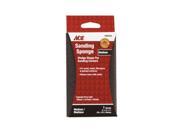 Sanding Sponge Wedge Shape Grit On 4 Sides Medium 3" X 5" X 1" Ace 99332