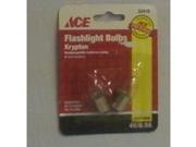 2Pk Krypton Flashlight Bulb 4V Rechargeable ACE Handheld Flashlights 32418