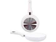 11in Ceramic Co Frypan White Dura-kleen Skillet & Saute 8128-wh 687929081282