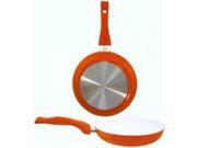 11in Ceramic Co Frypan Orange Dura-kleen (usa), Inc. Skillet & Saute 8128-o
