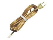 16 18 2 Gold Lamp Cord Set w Plug American De Rosa Lighting J273 098197102737