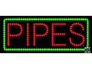 12 x24 Pipes LED Sign with Border Outdoor