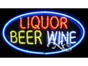17 x30 Animated Liquor Beer Wine Neon Sign Outdoor