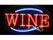 17 x30 Animated Wine Neon Sign Outdoor