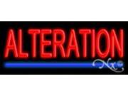 10 x24 Alterations Neon Sign Outdoor