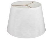 WHITE DRUM SHADE FMSH107 15 WH