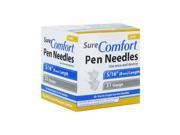 Sure Comfort Short Pen Needles 31G 5 16in 8mm 50 ea