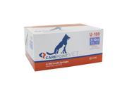 CarePoint 29G 0.3CC 1 2 in U 100 Pet Insulin Syringe 100