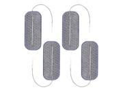 Axelgaard PALS Platinum Blue 2x4 inch Square Silver Electrodes 4 ea.